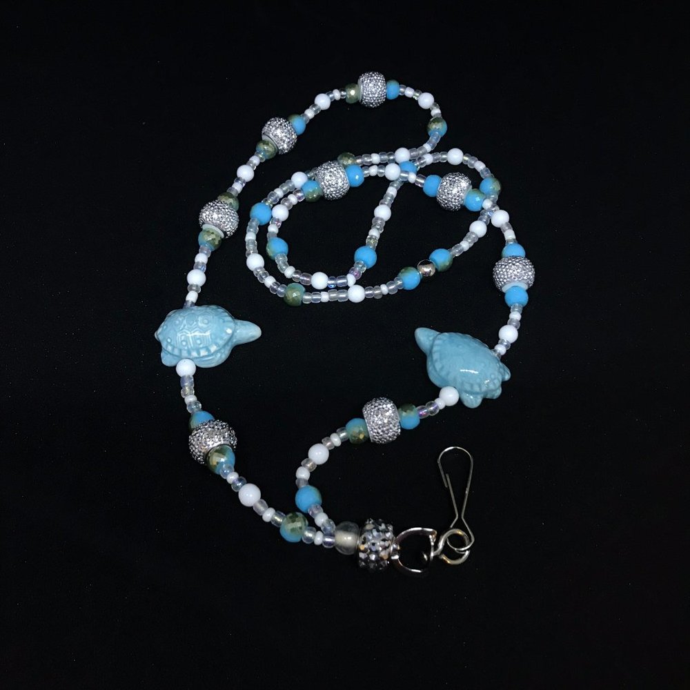 Beaded Lanyard - [Terrapin]